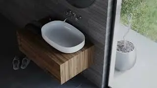 Bathroom 3D Animation | Corona renderer