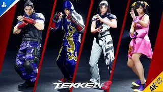 TEKKEN 8 | DLC Legacy Outfit Showcase #Kazuya #Jin #Jun #Xiaoyu #tekken8