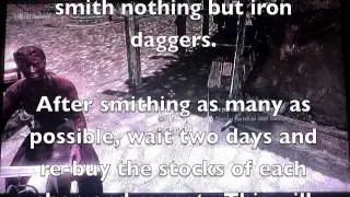 SKYRIM: FAST Smithing Leveling Guide(1-100)!
