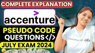 Accenture Pseudo Code Questions July Exam 