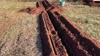 Solar Panel Relocation Project (Part 1) - Trenching the back yard.