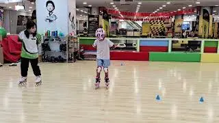 Technique for breaking while inline skating ||How to break while inline skating? #inlineskatingbreak