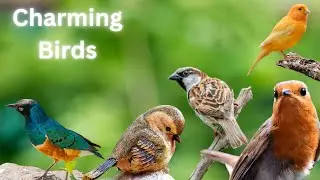 Charming Birds Around the World 4K with Relaxing Music