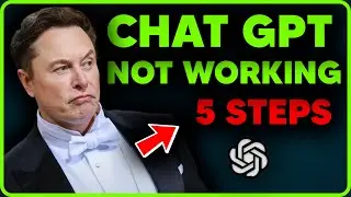 Chat Gpt is not Working || How to fix Chat GPT Not Working