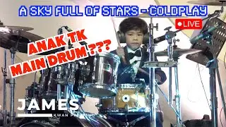 Coldplay - A Sky Full Of Stars Drum Cover by 6 Years Old Kid JAMES KWAN