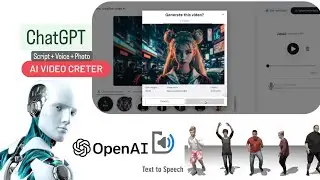 AI for Creating Characters from ChatGPT Script | Voice and Photos