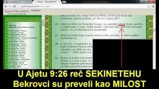 SKANDAL Sunije Bekrovci pogrešno prevode Kur'an