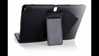 Wireless Bluetooth Keyboard with leather case for Samsung Galaxy Note 10.1 2014 P600 demonstration