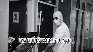 Estas fiestas cuídate. Felicitación del personal del hospital de Alcañiz.