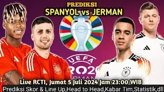 PREDIKSI: SPANYOL vs JERMAN(8 BESAR EURO 24)🔴Matador di Bayangi Rekor Buruk Jika Lawan Tuan Rumah😱