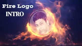 How to make fire logo animation reveal intro in kinemaster