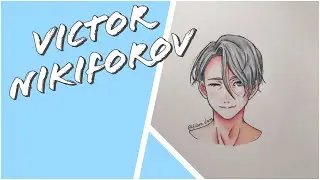 Victor Nikiforov (Yuri!!! on ICE) - Speed Outline & Coloring