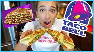 Making a Taco Bell CrunchWrap!