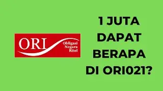 1 Juta Untung Berapa Investasi Obligasi Ritel Indonesia ORI021?