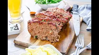 Meatloaf with Brown Sugar Tomato Glaze