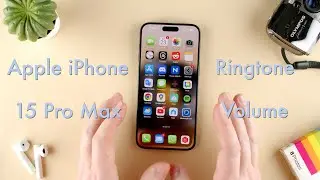 How to Change Ringtone Volume on the Apple iPhone 15 || Apple iPhone 15 Pro Max
