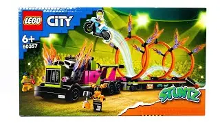 LEGO CITY 60357 Stunt Truck & Ring of Fire Challenge Speed Build
