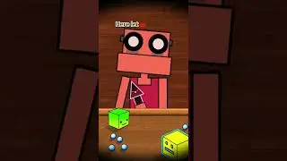 Cube tired to escape from Zolguroth | Geometry Dash animation 