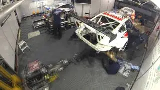 Team AAI race to fix Le Mans Porsche overnight timelapse