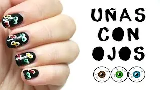 Uñas con ojos | Halloween | Eye nails