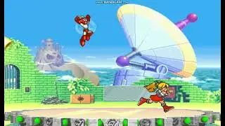 アクションゲームツクールMV ロックマンロールちゃん パワーバトルファイターズ カットマンステージ比較 PIXEL GAME MAKER MV Mega Man: The Power Battle