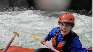 We got drowned repeatedly, aka white water rafting.