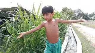 rajab village boy tube well swim ep 5 || swimming village vlog || how to swim in tube well