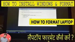 How To Install Windows // How to Format Laptop