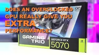 MSI GeForce RTX 5070 Gaming Trio OC - A decent GPU for gaming with great aesthetics