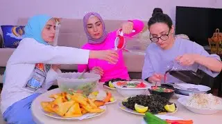 آخر سفرة برمضان😢فتة دجاج😋
