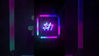 Neon Logo Animation - Sample 773. Premium Neon logo Effects! #youtube #shorts #animation #subscribe