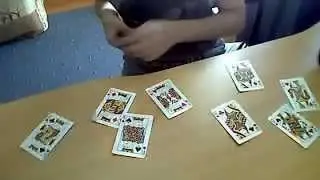 Фокус с картами   Семёрки, Короли, Дамы