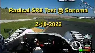 Radical SR8 Test @Sonoma - 2-10-2022