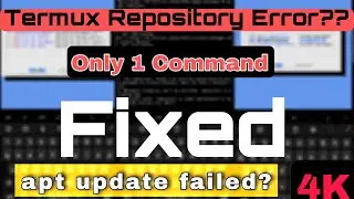 Termux Update Error- Fix Repository Techy Biro 4k
