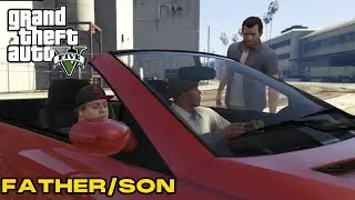 GTA V - FATHER/SON GAMEPLAY (No Commentary) - Gta V Story Missions # 5