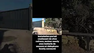 CREATION ENTREE #PORTAIL #ALUMI #COFRECO  MOTEUR #SOMFY #ELIXO  #VISIOPHONE  #CONNECTÉ #EURL DIIORIO