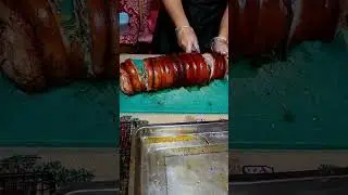 4 kilos lechon belly! Chop Chop! Sarap!