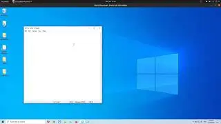 How to create a notepad text file on Windows 10