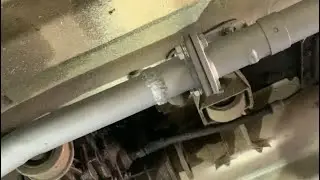 Нива . Заменил на глушителе соединения выхлопной трубы «под хомут»на «фланцевое»