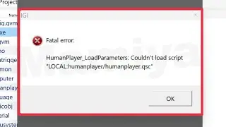 Fatal error HumanPlayer_LoadParameters Couldn't load script Local humanayer Problem IGI