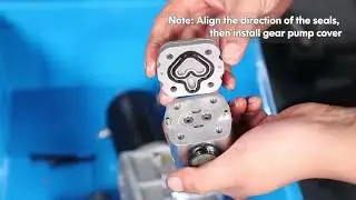 Troubleshooting - Replace the heart shaped seals of gear pump - Model EPT20PPD