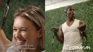 FIRST-TIMERS REACT to lifting digital weight | Personal Trainers *SHOCKED*