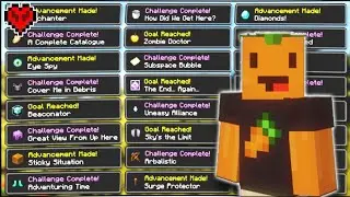Getting All Advancements Again!! In Minecraft Hardcore (Part 1)