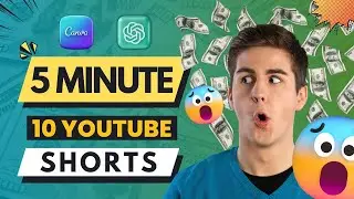 Create 10 YouTube Shorts in 5 Minutes using CANVA and CHATGPT | Tech Resort