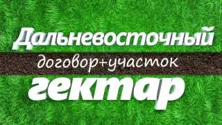 Дальневосточный гектар. Договор и осмотр участка.