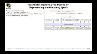 SpanBERT | Lecture 56 (Part 3) | Applied Deep Learning (Supplementary)