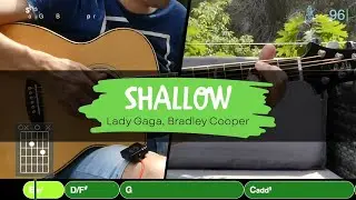 Joue "Shallow" à la Guitare (Version PlayAlong + Tablature)