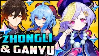 SUMMONS ZHONGLI, GANYU E QIQi- PERA, QIQI?! - Invocações | Genshin Impact