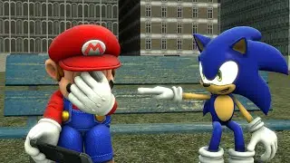 In the Past and Present [SFM/Super Mario Bros./Nintendo/Sonic the Hedgehog]