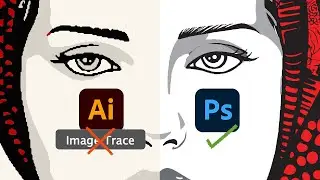 The Best Way to Vectorize Your COLOR Photoshop Art
